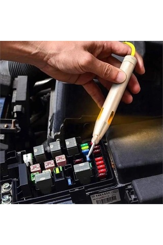 Pm-38818 Spiral Kablolu Kalem Tip Metal Voltaj Test Cihazı