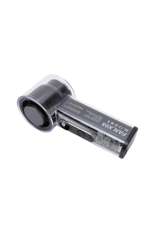 Şeffaf - 148 - Kasa El Fanı 5v 2a 100 Kademeli Hava Akışı - Spt-gld - Type-c Girişli