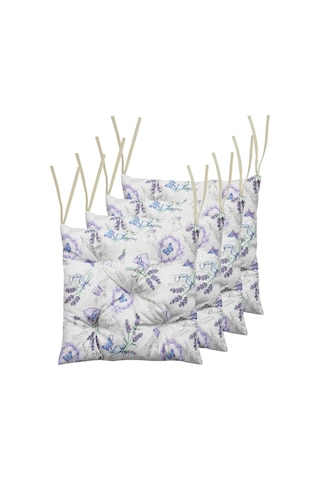 Matex Matex Homely 42x42 Cm Sandalyeler İçin 4'lü Yastık Seti 444639677 Açık Gri