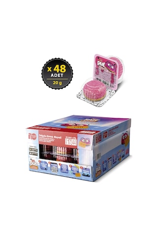 Eti Puf Kırmızı Meyve Dolgulu 48 x 20 G