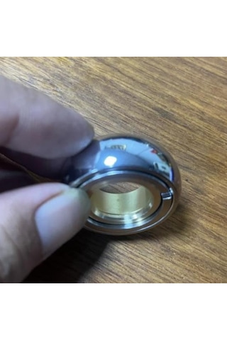 Motosiklet Lastiği Kıpır Kıpır Halka Komik Stres Giderici Parmak Egzersiz Paslanmaz Çelik Halkası Edc Oyuncak Çelik Yüzük 56943823 Gümüş