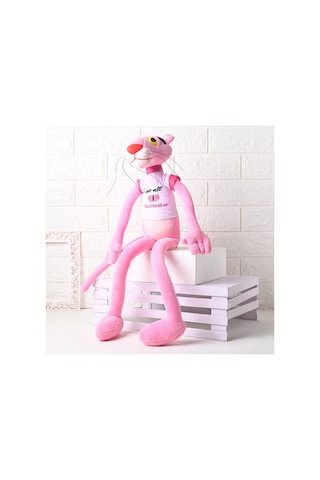 Büyük Boy Pembe Panter Peluş Oyuncak Kaliteli İthal 55 Cm. Pembe