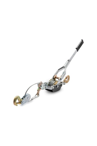 02256a Come Along Halatlı Vinç, 5 Ton 4,5 Kg Çekme Kapasitesi, 3 Ayak, 3 Kanca, Çift Dişli Çarklı Sağlam Güç