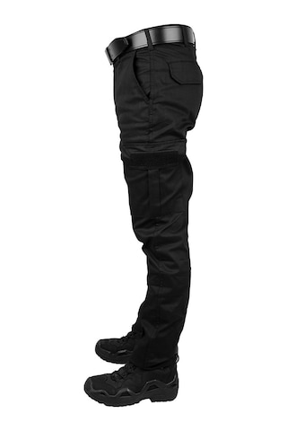 Siyah Likralı outdoor gabardin Kargo Pantolon