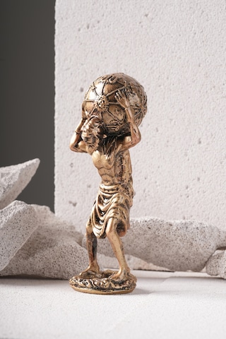 Atlas Heykel 18 Cm Dekoratif Obje Biblo