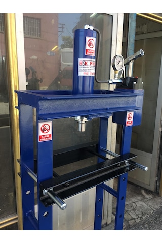 15 Ton Kollu Manuel Hidrolik Pres