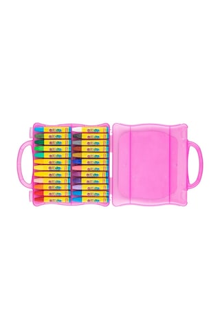 Bigpoint Pastel Boya 24 Renk - Pembe Çanta 3'lü Paket