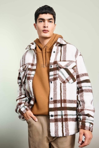 DeFacto Relax Fit Polo Yaka Gömlek Ceket A7988AX23WNER139