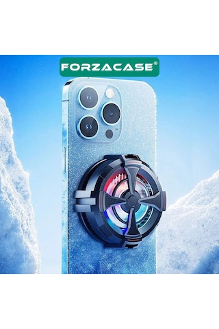 Forzacase Xiaomi Black Shark 4-4 Pro Uyumlu 5500 Rpm Kablolu Rgb Işıklı Manyetik Soğutucu Fan Fc560