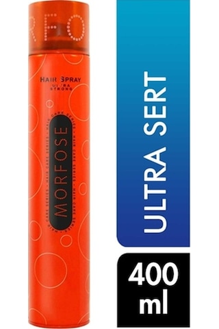 Morfose Saç Spreyi 400ML Ultra Sert (Turuncu) (5 Li Set)