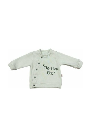 Bebek İkili The Star Kids Yazılı Şardonlu Eşofman Takım-15171 Mint