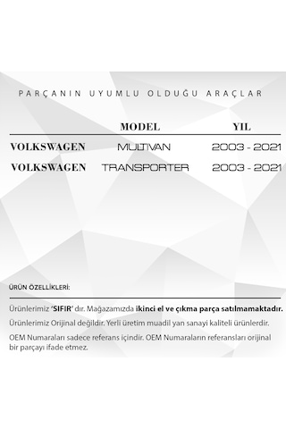 Volkswagen Multivan, Transporter İçin Viraj Arka Lastiği -27mm-