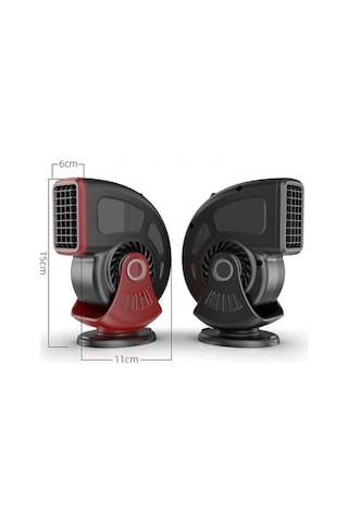 Novahub Arac İçin 120w Isıtma Soğutma 12v Sigara Çakmağı Prizli Araba Isıtıcısı Siyah