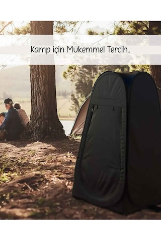 Efsane Kamp - Duş Wc Soyunma Çadırı - Otomatik - 120x120x190cm - Çok Renkli