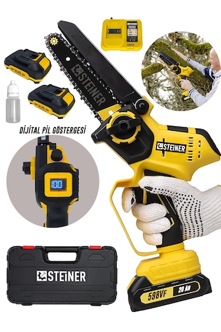 Steiner ST-598VF S Dijital Şarj Göstergeli Dal Budama Testeresi