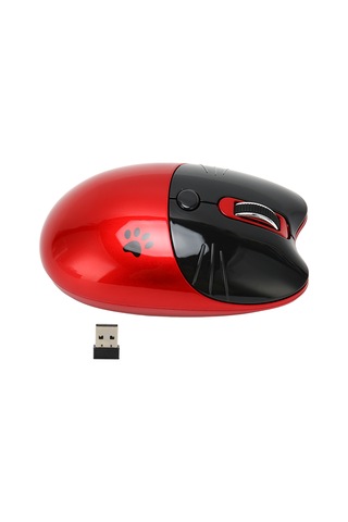 Mufunye Kola Kırmızısı Bluetooth 5.1 + 2.4ghz Optik Sessiz Kablosuz Fare, Çok Cihazlı Bilgisayar, Laptop, Tablet , 3 Dpı Ayarı, Usb Alıcı Pil Dahil Değil