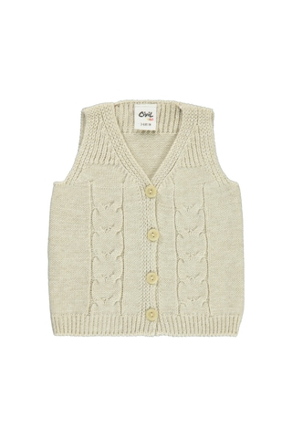 Civil Baby Bebek Triko Yelek 3-18 Ay Bej 44821301023w1-1 Bej