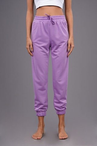 Gabria Cepli Paça Lastikli Eşofman Altı Lila