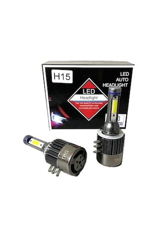 2 Adet H15 Led Xenon 8000 Lümen 6000k