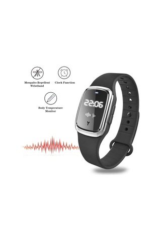 Skycity Pembe Fiziksel Uyku Destekli Sıcaklık Ve Saat Gösteren 3 Seviye Uygulama Dış Mekan Sinsi Kovucu Bileklik