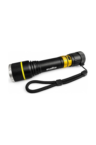 Evolite Raven 1000 Lm Şarjlı El Feneri Siyah