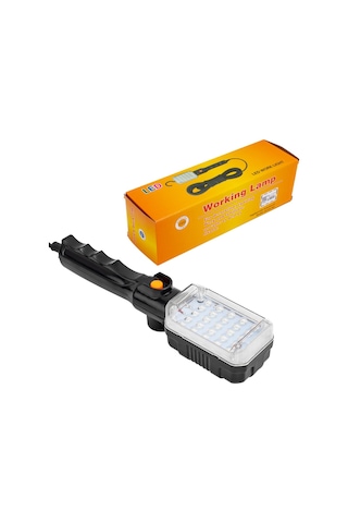 Powermaster Pm-14323 Seyyar 10Mt Kablolu 25 Ledli Çalışma Lambası Çok Renkli