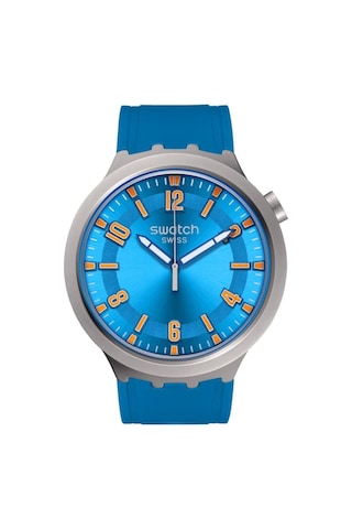 Swatch Sb07s115 Blue In The Works Erkek Kol Saati Metal