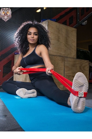 208 Cm Pilates Jimnastik Lastiği Egzersiz Yoga Direnç Bandı H...