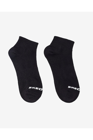 Skechers 3'lü Unisex Quarter Crew Çorap Unisex Siyah S601101-001 Siyah