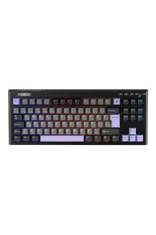 1st Player Neo87 Tkl Siyah Rgb Lavender Switch Hotswap Kablosuz Wireless + Bluetooth Türkçe Mekanik Oyuncu Klavyesi