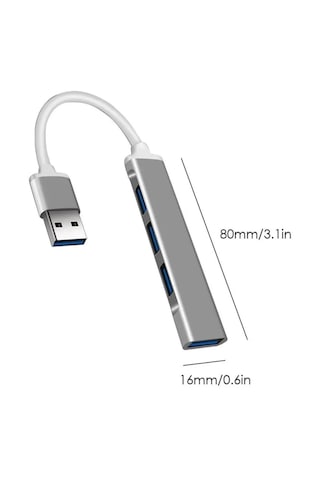 4 Port Usb 3.0 Hub Çevirici Çoğaltıcı Çoklayıcı Çoklama 4 Portlu