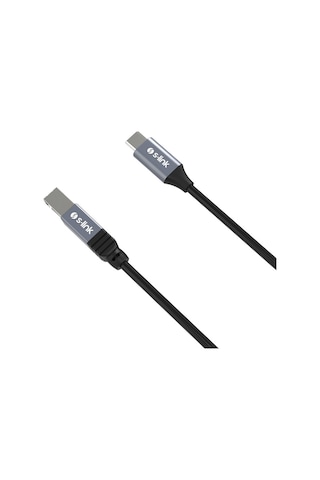 S-link Sl-u2004 Usb2.0 1.5m Metal Başlıklı Siyah Yazıcı Kablosu