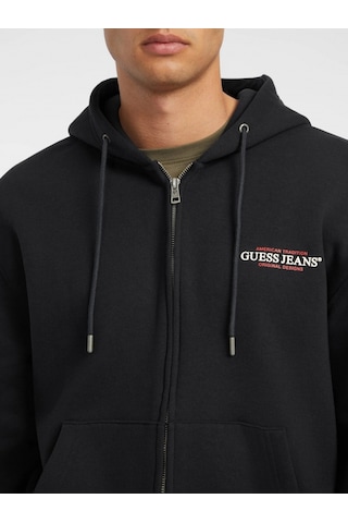 Guess Jeans Erkek Siyah Sweatshirt M4yq27k9v31-jblk Siyah