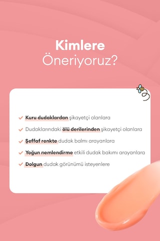 Bal Ve Süt Özlü Besleyici Nemlendirici Dudak Maskesi A'pıeu Honey & Milk Daily Lip Mask Peach 07061289