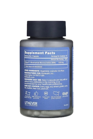 Prohealth Longevity Nmn Nicotinamide Mononucleotide Pro Brain & Cognitive 1000 Mg 60 Caps