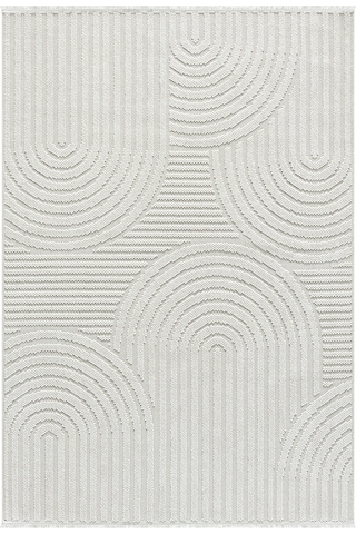 Fizy Beyaz Halı Loop Sisal Halı Modern Dokuma Oturma Odası Salon Halısı 13792a Beyaz