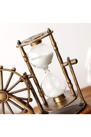 Kişiye Özel Dekoratif Dönme Dolap Kum Saati