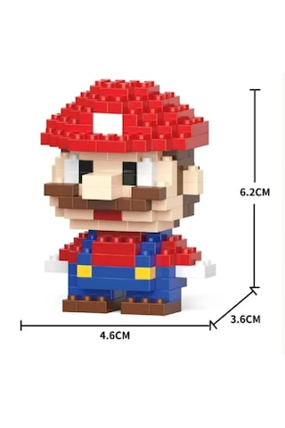 New Block Bricks 3d Puzzle Yapı Blokları Seti -super Mario