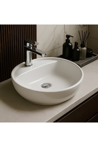 Turavit Tld0712 Toledomix Çanak Lavabo Batarya Delikli 40 CM