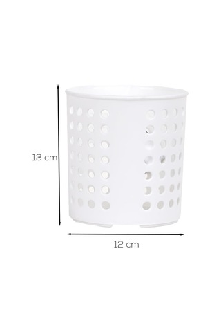 Kp-165-1 Tezgah Üstü Dik Kaşıklık Bıçaklık Düzenleyici Organizer Mutfak Düzenleyici Beyaz Çok Renkli