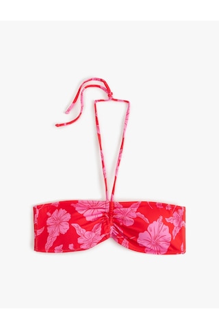 Koton Çiçek Desenli Straplez Bikini Üstü Pembe Desenli 5sak10251mm Pembe Desenli