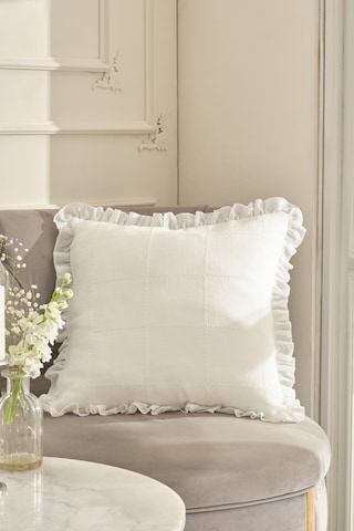 Karaca Home Lalisa Dolgulu Kırlent 45x45 Cm Beyaz Beyaz