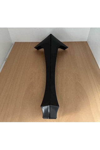 Mobilya Masa Sehpa Ayağı Puf Lükens Siyah Plastik Sehpa Ayağı 40x16x16 Cm 1 Adet