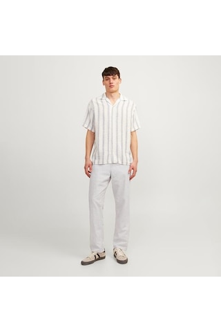 Jack&jones Jack Jones Pantolon Kane Summer Linen Blend Jogger Gri