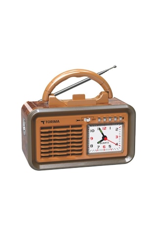 Torima D60 Ahşap Nostalji Radyo Kablosuz Bluetooth Hoparlör