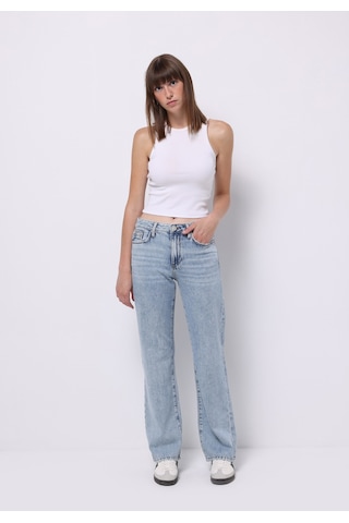 Colin's Colins Straight Fit Orta Bel Düz Paça Kadın İndigo Jean Pantolon Cl1075119 Q1.v1 Dn44373 Yeşil