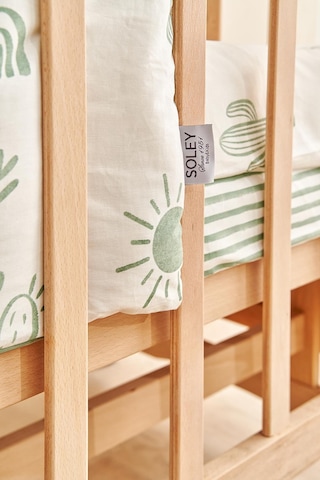 Soley Boho Bebek Yatak Koruyucusu 35x210 Yeşil
