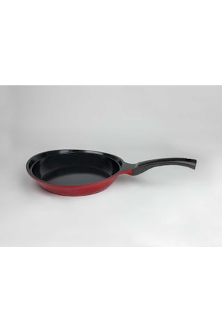 Bordain Alüminyum Kızartma Tavası 24 Cm Kırmızı D-bor24fr