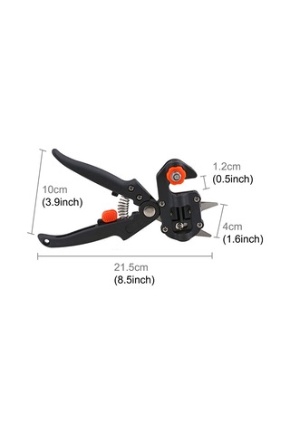 Sones Profesyonel Aşılama Alet Seti Budama Makası Fide Aşılama Makinesi Üç Bıçaklı Aşılama Cihazı, Bir Çapraz Bıçak, Bir Anahtar