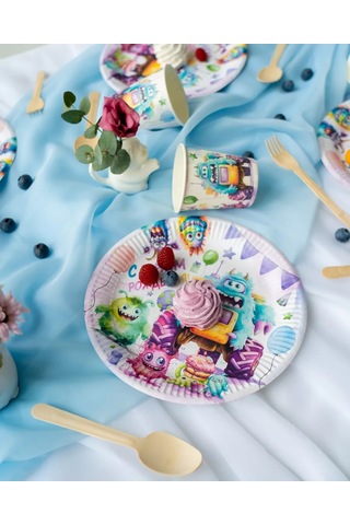 Albeta Tek Kullanımlık Parti Seti 20 Kişilik Çocuklar İçin 224374473 100 adet